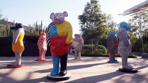 Jun Kaneko Sculpture at Desert Botanical Garden